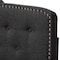 Baxton Studio Lucy Modern Dark Grey Queen Size Headboard 135-7277 - alternate 4